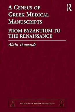 eBook (pdf) A Census of Greek Medical Manuscripts de Alain Touwaide