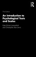E-Book (pdf) An Introduction to Psychological Tests and Scales von Kate Miriam Loewenthal, Christopher Alan Lewis