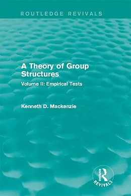 E-Book (epub) A Theory of Group Structures von Kenneth Mackenzie