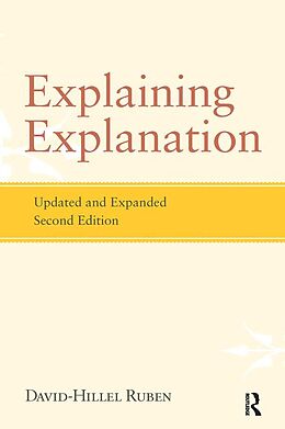 E-Book (epub) Explaining Explanation von David-Hillel Ruben