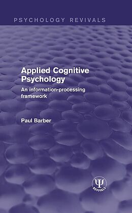 eBook (pdf) Applied Cognitive Psychology de Paul Barber