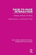 ePUB Face-to-Face Interaction von Starkey Duncan, Donald W. Fiske