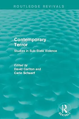 E-Book (pdf) Contemporary Terror von David Carlton, Carlo Schaerf