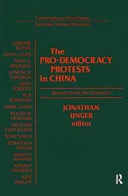 E-Book (epub) The Pro-democracy Protests in China von J. Unger