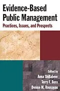 PDF Evidence-Based Public Management von Anna Shillabeer, Terry F. Buss, Denise M. Rousseau