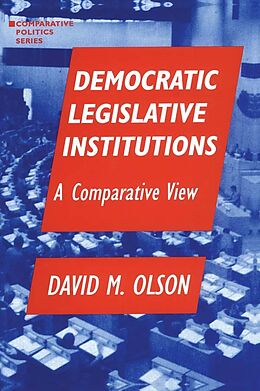 E-Book (epub) Democratic Legislative Institutions: A Comparative View von David M. Olson