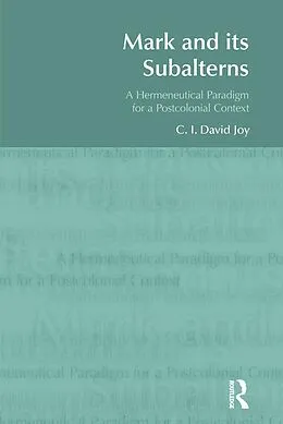 E-Book (epub) Mark and its Subalterns von David Joy