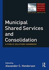 eBook (epub) Municipal Shared Services and Consolidation de 