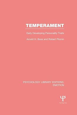 eBook (epub) Temperament de Arnold H. Buss, Robert Plomin