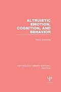 E-Book (pdf) Altruistic Emotion, Cognition, and Behavior von Nancy Eisenberg
