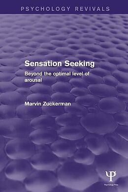 E-Book (pdf) Sensation Seeking von Marvin Zuckerman