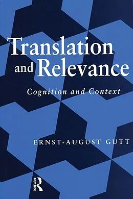 ePUB Translation and Relevance von Ernst-August Gutt