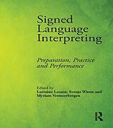 eBook (pdf) Signed Language Interpreting de 