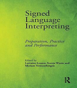 eBook (pdf) Signed Language Interpreting de 