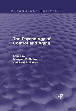 eBook (pdf) The Psychology of Control and Aging de 