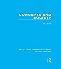 E-Book (pdf) Concepts and Society (RLE Social Theory) von Ian C. Jarvie