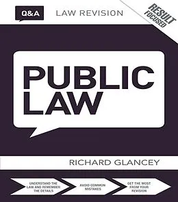 E-Book (epub) Q&A Public Law von Richard Glancey