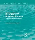 PDF Methodology for a New Microeconomics (Routledge Revivals) von Lawrence A. Boland