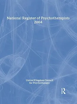 E-Book (epub) National Register of Psychotherapists 2004 von United Kingdom