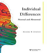 eBook (epub) Individual Differences de Michael W. Eysenck, University Of London College