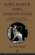 E-Book (pdf) Lyric Texts & Consciousness von Paul Miller