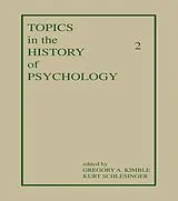 E-Book (epub) Topics in the History of Psychology von 