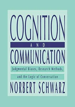 ePUB Cognition and Communication von Norbert Schwarz
