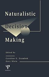 eBook (pdf) Naturalistic Decision Making de 