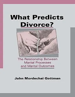 E-Book (epub) What Predicts Divorce? von John Mordechai Gottman