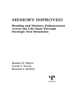 eBook (epub) Memory Improved de Bonnie J. F. Meyer, Carole J. Young, Brendan J. Bartlett