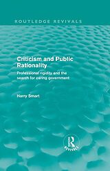 eBook (epub) Criticism and Public Rationality de Harry W. Smart