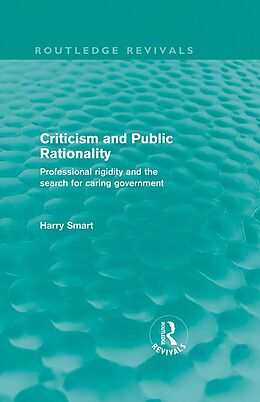 E-Book (pdf) Criticism and Public Rationality von Harry W. Smart