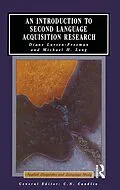 E-Book (epub) An Introduction to Second Language Acquisition Research von Diane Larsen-Freeman, Michael H. Long