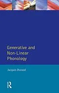 E-Book (epub) Generative and Non-Linear Phonology von Jacques Durand