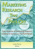 E-Book (pdf) Marketing Research That Pays Off von William Winston, Larry Percy