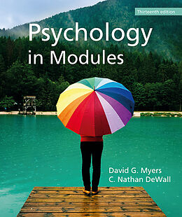 Couverture cartonnée Psychology in Modules de David Myers, C Nathan DeWall