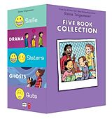 Couverture cartonnée Raina Telgemeier Five Book Collection: Smile, Drama, Sisters, Ghosts, Guts de Raina Telgemeier