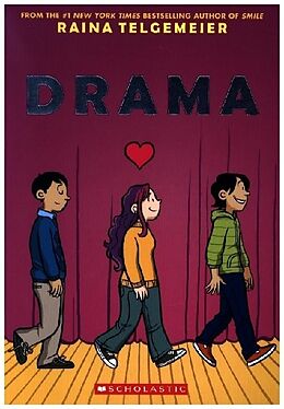 Couverture cartonnée Drama de Raina Telgemeier