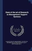 Livre Relié State of the Art of Research in Management Support Systems de Michael S. Scott Morton