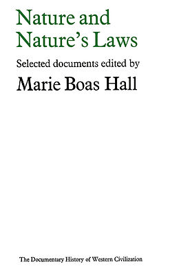 E-Book (pdf) Nature and Nature's Laws von Marie Boas Hall