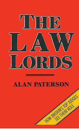eBook (pdf) The Law Lords de Alan Paterson