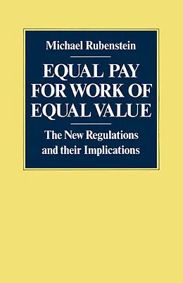 E-Book (pdf) Equal Pay for Work of Equal Value von Michael Rubenstein