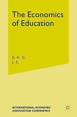 Kartonierter Einband The Economics of Education von E A G Robinson, J E Vaizeyd