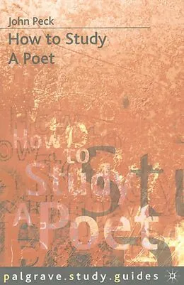 E-Book (pdf) How to Study a Poet von John Peck