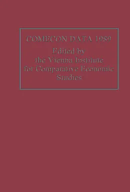 E-Book (pdf) Comecon Data 1989 von Vienna Institute for Comparative Economic Studies