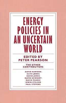 E-Book (pdf) Energy Policies in an Uncertain World von Peter Pearson