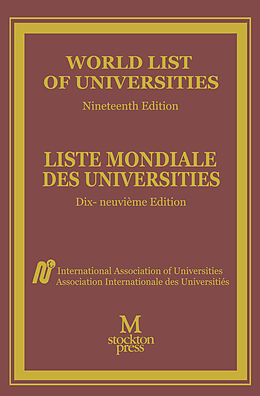 eBook (pdf) World List of Universities / Liste Mondiale des Universites de International Association Of Universities