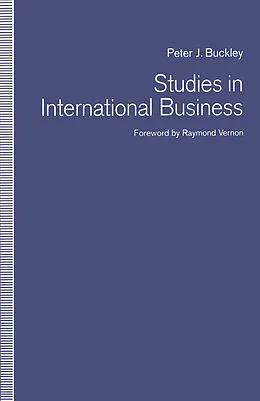 E-Book (pdf) Studies in International Business von Peter J. Buckley