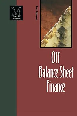 E-Book (pdf) Off Balance Sheet Finance von Ron Paterson