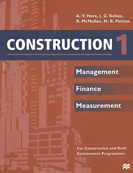 PDF Construction 1 von Alan V. Hore, J. G Kehoe, Randall Mcmullan